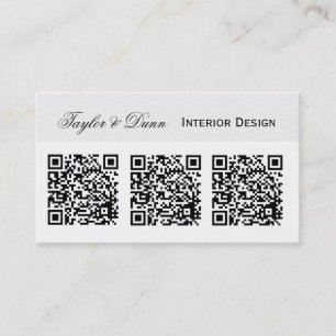 Smartphone QR- kodFoto eller Logotyp Visitkort