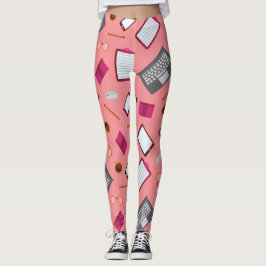 Smartreningskläder med mönster leggings