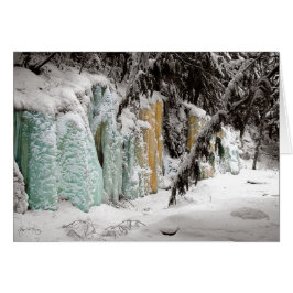 Smarts bäck Icefall ingen 1 Hälsningskort