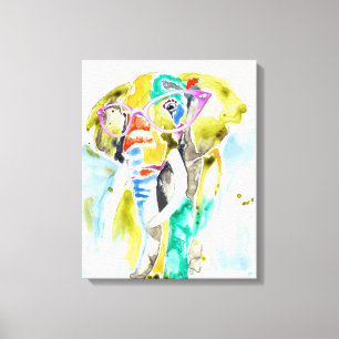 Smarty-Byxor Elephant Canvastryck