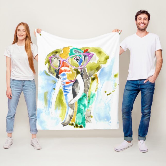 Smarty-Byxor Elephant Fleecefilt (På plats)