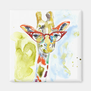 Smarty-Byxor Giraffe Magnet