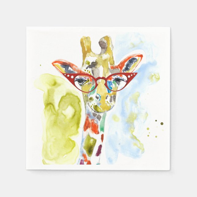 Smarty-Byxor Giraffe Pappersservett (Framsidan)