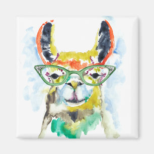 Smarty-Byxor Llama Magnet