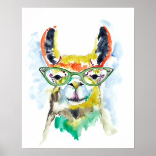 Smarty-Byxor Llama Poster