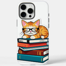 Smarty Cat på en stapel