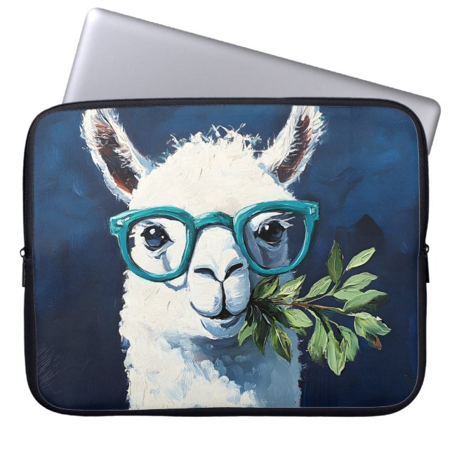 Smarty Llama Chic Laptop Fodral (Framsidan)