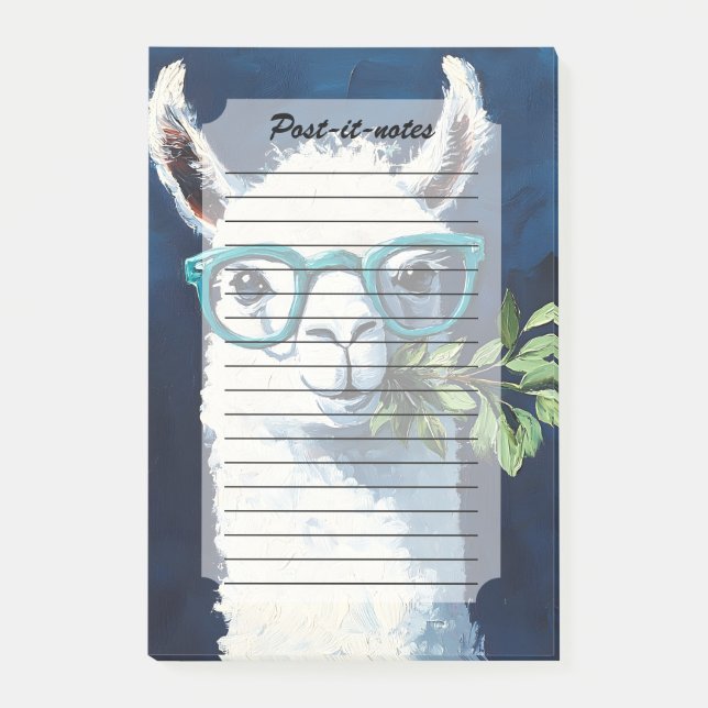 Smarty Llama Chic Post-it Block (Framsida)