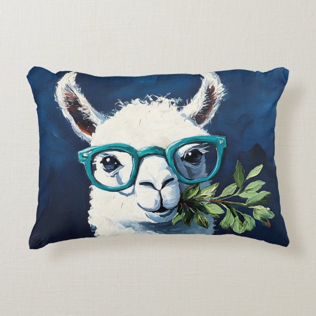Smarty Llama Chic Prydnadskudde (Framsidan)