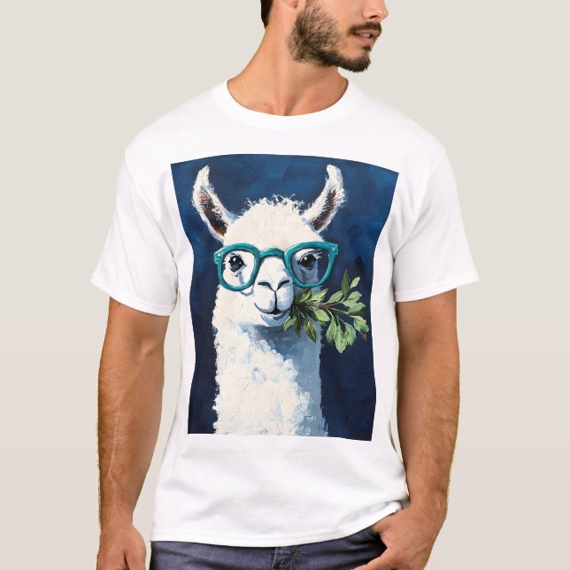 Smarty Llama Chic T Shirt (Framsida)