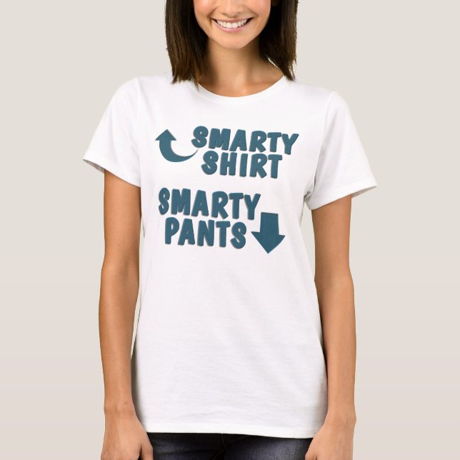 Smarty Shirt Smarty Byxor T-shirt (Framsida)
