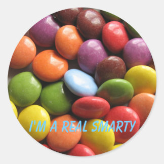 Smarty Sticker Runt Klistermärke