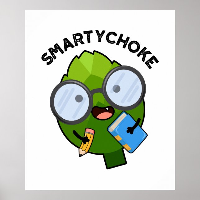 Smartychoke Funny Veggie Artichoke Pun Poster (Framsidan)