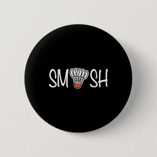Smash Badminton - Badminton Player - Shuttle Raque Knapp