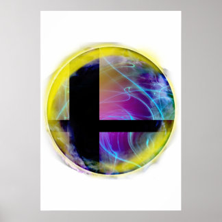 Smash Boll Emblem från Toppen Smash Bros Poster
