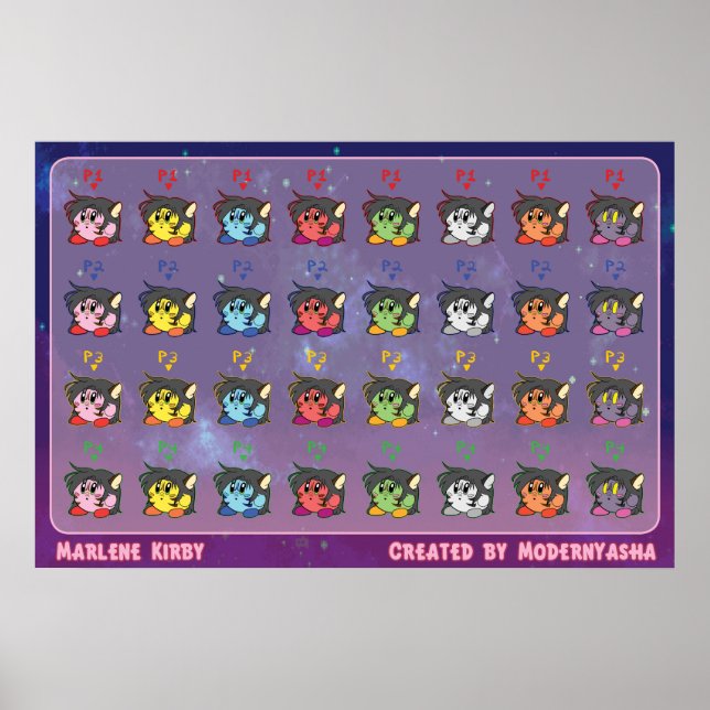 Smash Bros Marlene Poster (Framsidan)