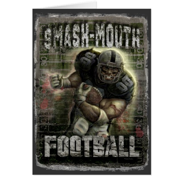 Smash-Mouth Football Hälsningskort (Framsidan)