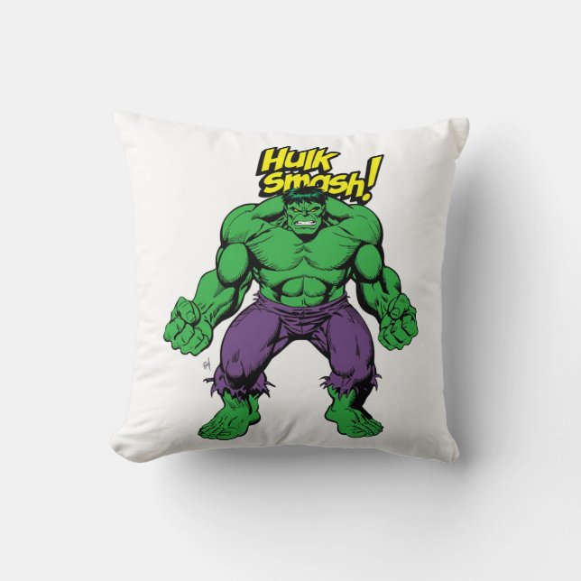SMASH! Ostoppbar Kraft Ilske Kraft Design Kudde (Framsida)