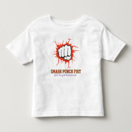 Smash Punch Fist – Modig Styrka Motivation Konst T Shirt