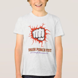 Smash Punch Fist – Modig Styrka Motivation Konst T Shirt
