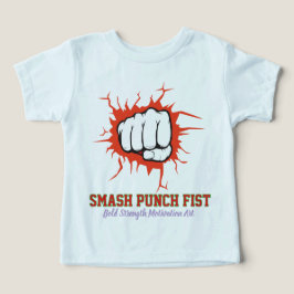 Smash Punch Fist – Modig Styrka Motivation Konst T Shirt