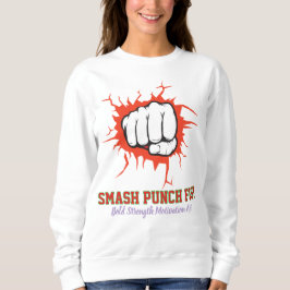 Smash Punch Knutnäve - Modig Styrka Motivation Kon T Shirt