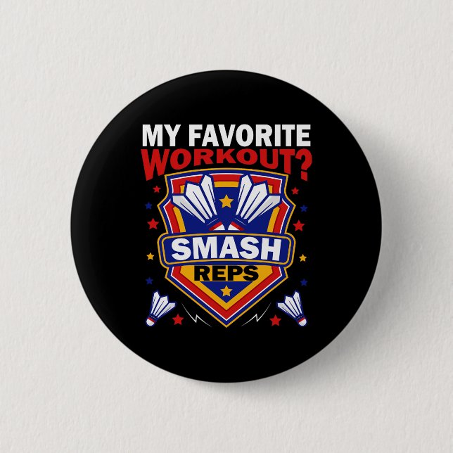 Smash Reps Badminton Game Day Racquets Shuttles Qu Knapp (Framsida)