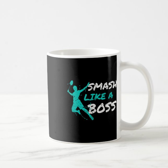 Smash som en Chef Badminton Speedminton Crossminto Kaffemugg (Höger)