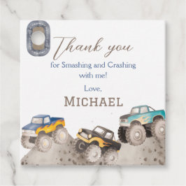 Smasherande och kraschande födelsedagsgavstaggar gåvor etiketter