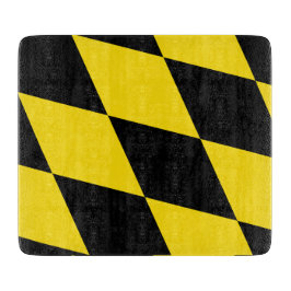 Småskalig glasskiva med flagga av München