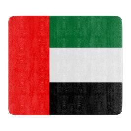Småskalig skärbräda- flagga av UAE