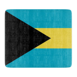 Småskalig styckningsdel av glas med flagga av Baha