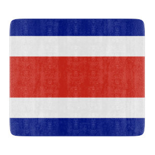 Småskalig styckningsdel av glas med flagga av Cost