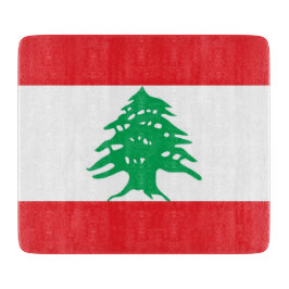 Småskalig styckningsdel av glas med flagga av Liba