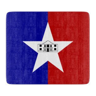 Småskalig styckningsdel- flagga av San Antonio