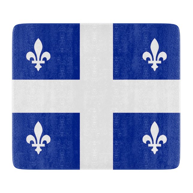 Småskalig styckningsdel med flagga av Quebec (Framsidan)