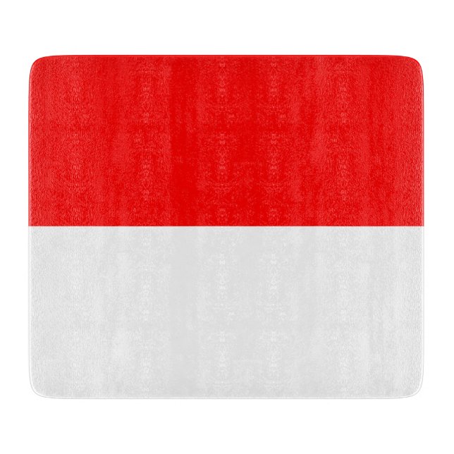 Småskärl av glas med flagga av Indonesien (Framsidan)