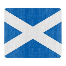 Småskärl av glas med flagga av Skottland