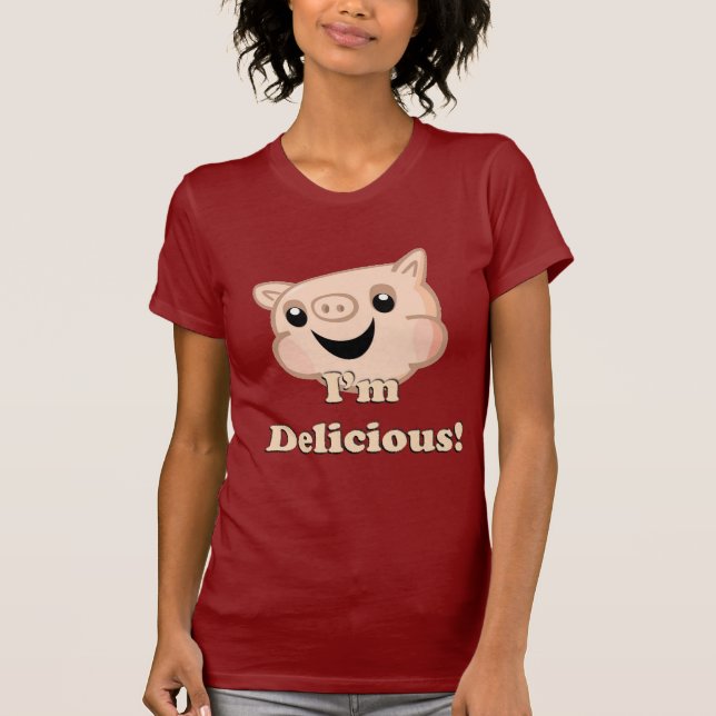 Smaskig bacon t-shirt (Framsida)