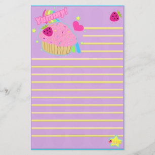 Smaskig muffinbrevpapper brevpapper