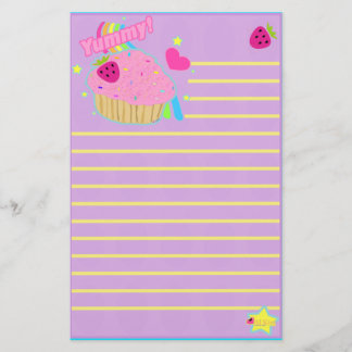 Smaskig muffinbrevpapper brevpapper