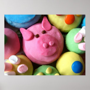 Smaskig muffinsaffisch poster