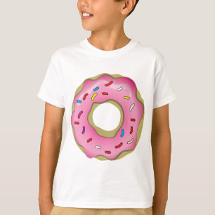 Smaskig munk med isläggning och stänk t-shirt
