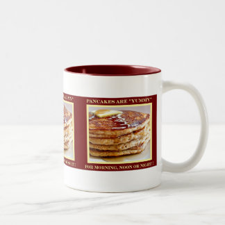 Smaskig pannkakamugg Två-Tonad mugg