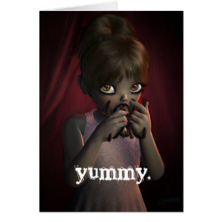 Smaskig spindel hälsningskort