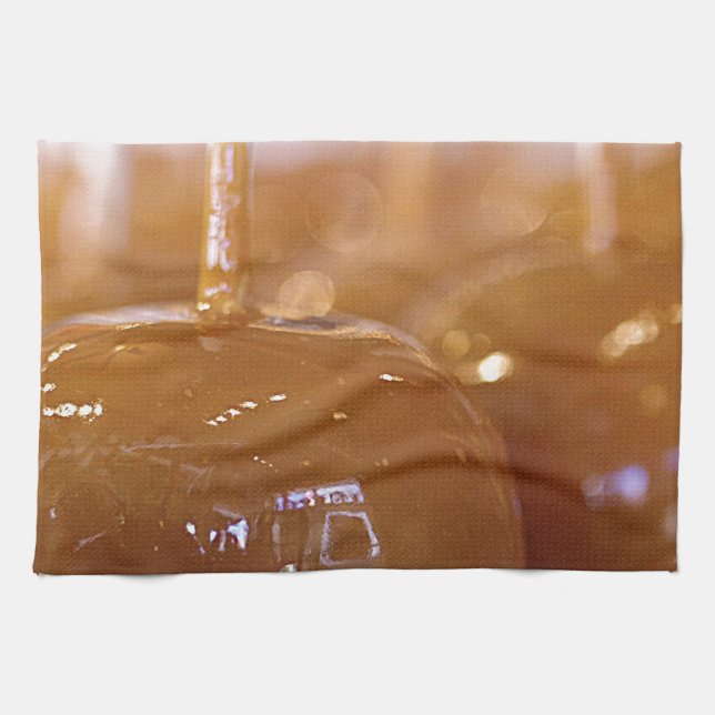 Smaskiga Carmel äpplen Kökshandduk (Horisontell)