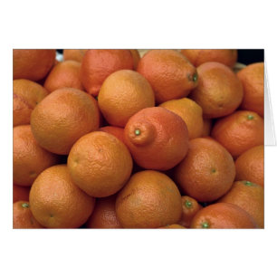 Smaskiga Statlig-fullvuxna orangar Hälsningskort