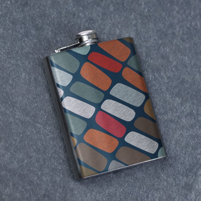 Småstarna för multifärgad fickplunta (pebbles flask)