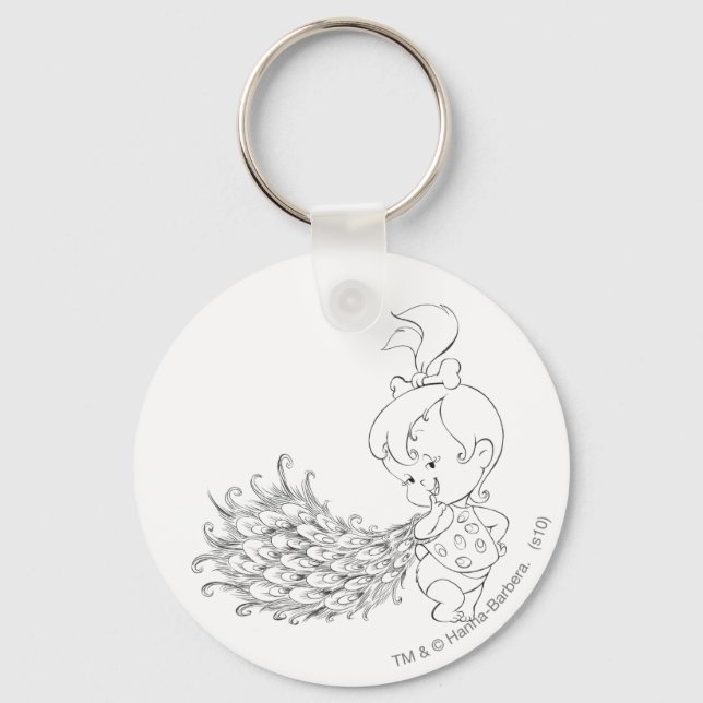 SMÅSTARNA™ i Peacock Nyckelring (Framsida)