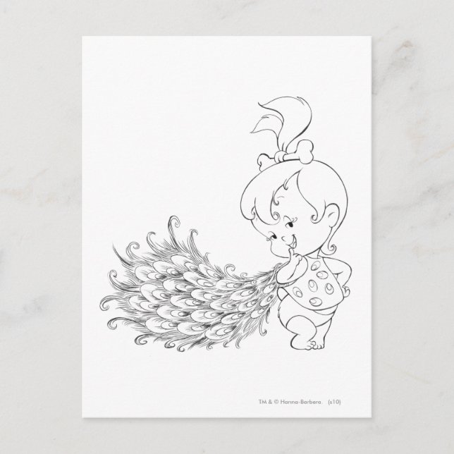 SMÅSTARNA™ i Peacock Vykort (Framsida)